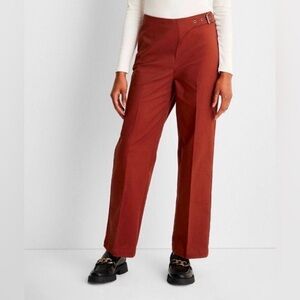 Women’s Future Collection Reese Blutstein Red/Brown Saddle Wrap Size 0 NWT